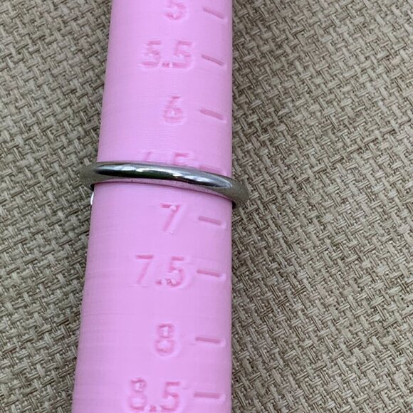 Avon Hematite Celtic Twist Knot Swirl Silver Tone Ring 6.5 - Picture 7 of 7